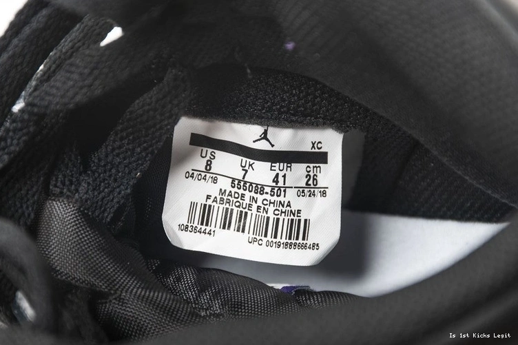 Air 1 Retro Purple Jordan High 555088-501 OG Court 1221